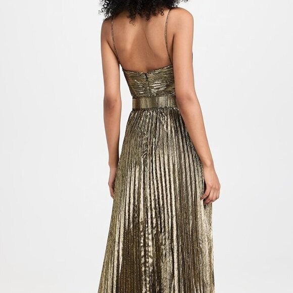 Rebecca Valance Gold Josie Gown. Sz: 6 - Picture 2 of 12